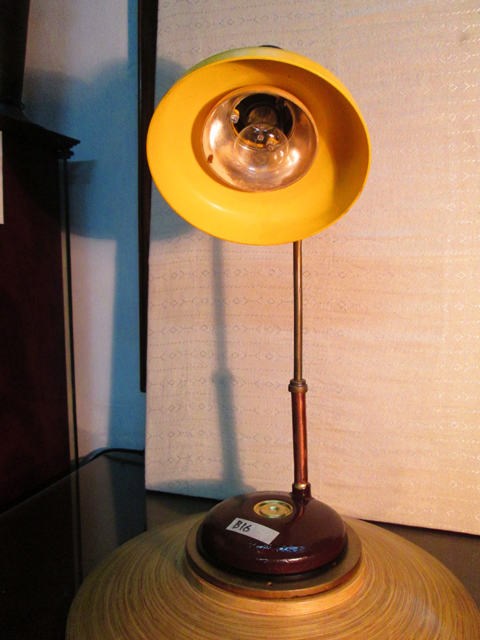 Old vintage Art deco Gooseneek desk table Lamp