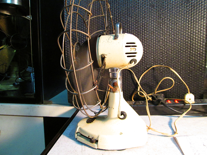 1930 Italian Marelli Antique Desk Fan